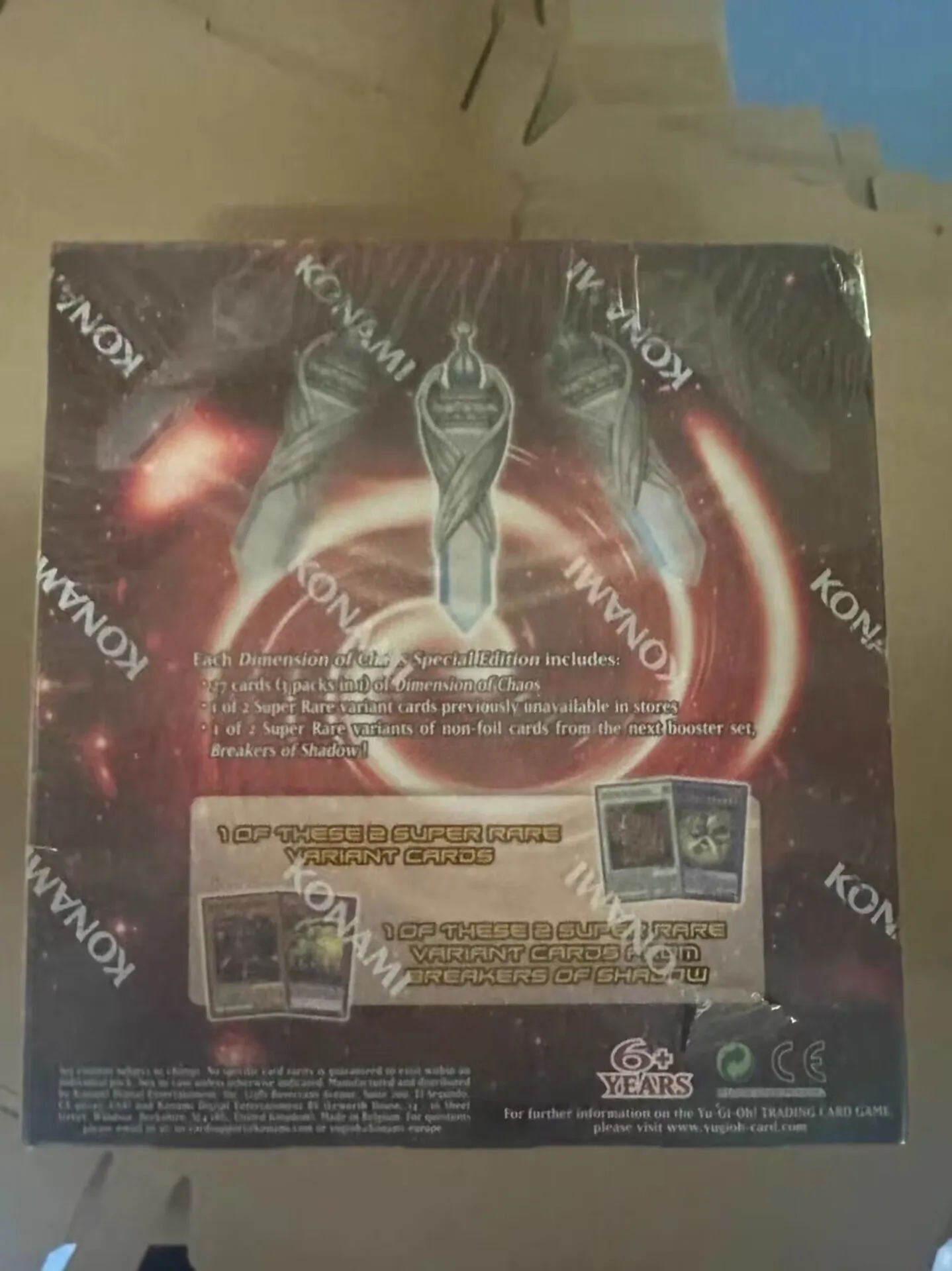 Yugioh KONAMI Duel Monsters TCG Dimension of Chaos Special Edition DOCS English Collection Sealed Booster Complete Box