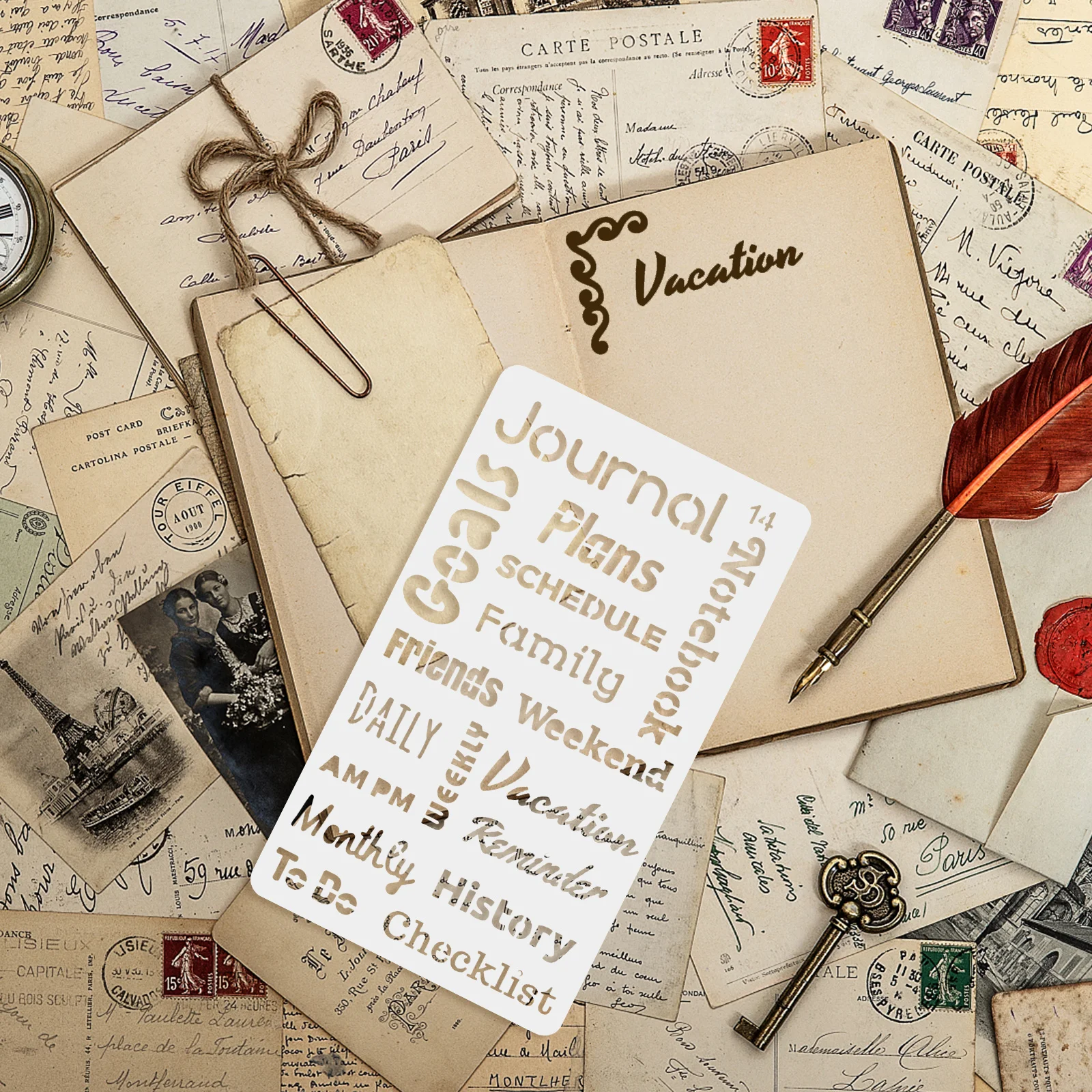 

Painting Templates For Journal Stencils Diy Drawing Scrapbooking Dot Grid Planner Organization Tool Art Craft Supplies