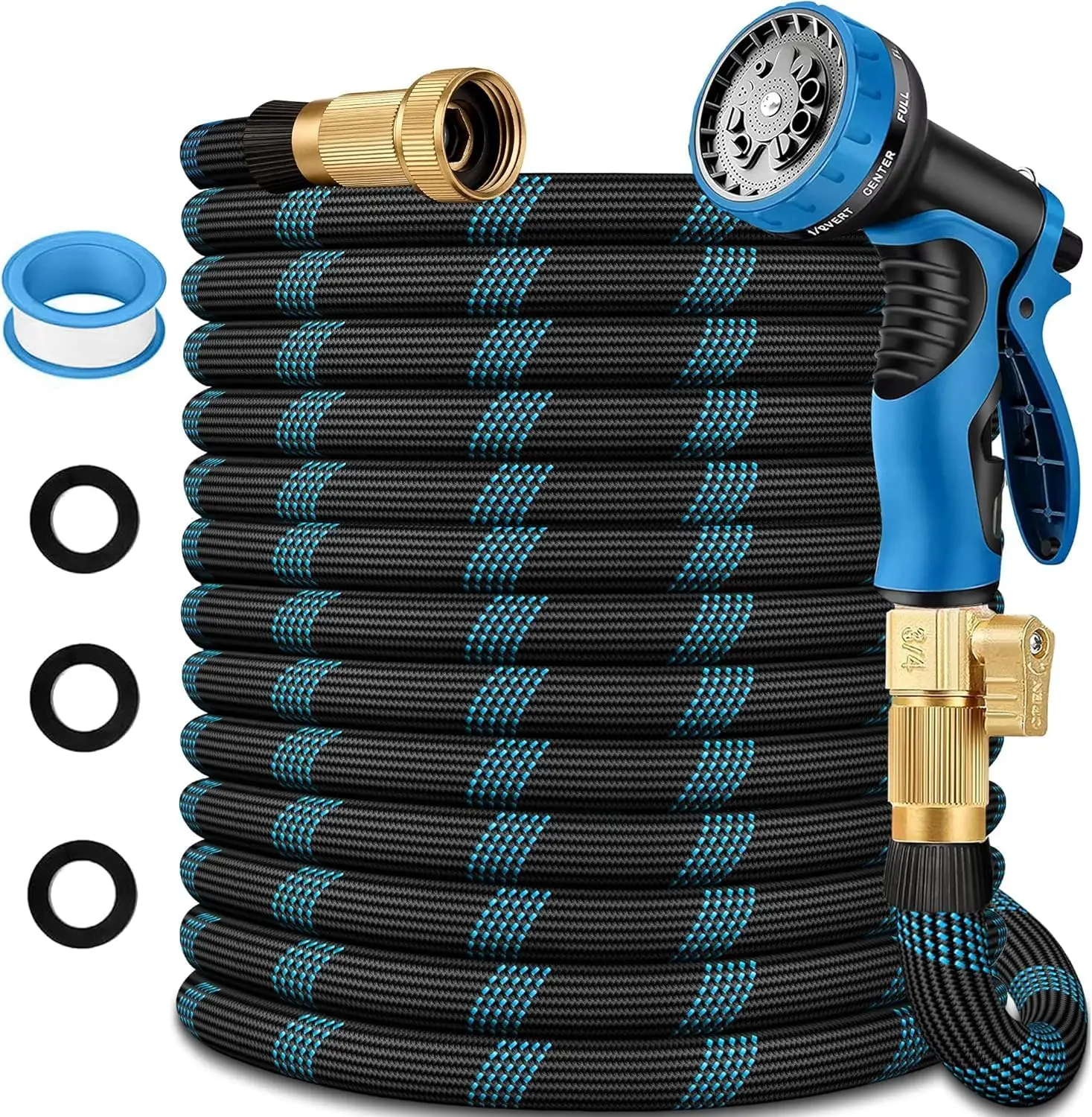 Garden Hose 75 ft, 2026 Upgraded Lightweight Garden Hoses,Ultra Durable & Flexible Water Hose