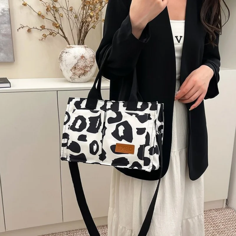 

Elegant Leather Women's Tote Bag High-End Luxury Brand Trendy Design Stylish Trim Vintage Casual Bag​