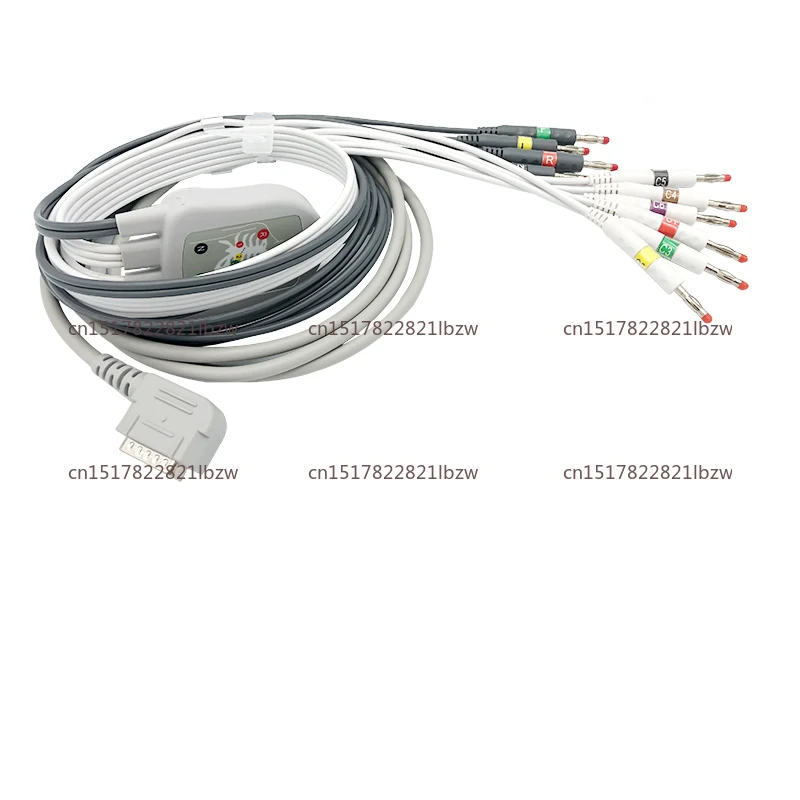 Suitable for ECG machine accessories AT/1-6AT/10AT/60 15-pin ten-lead cable bold