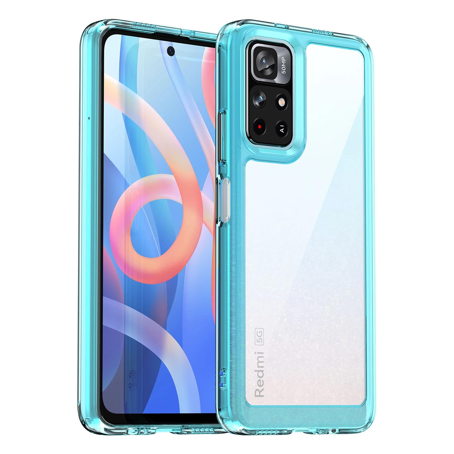 حافظة أكريليك لهاتف Redmi Note 11T 5G 11 pro 11E 11R 11s 11 se غلاف محمول شفاف مقاوم للصدمات لهاتف redmi note 11t 11e 11 pro 5g