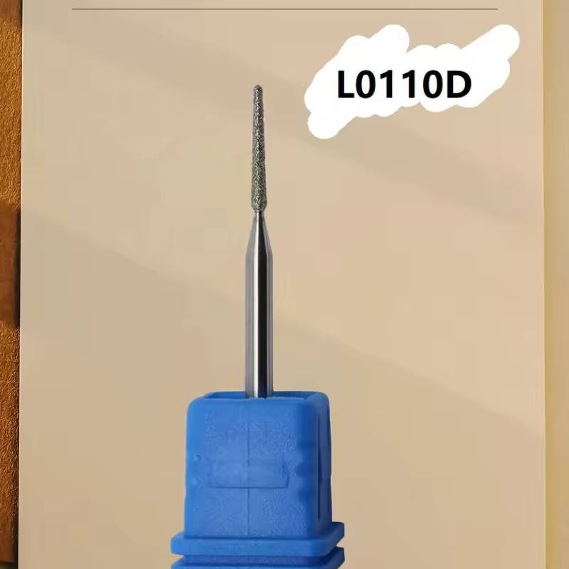 L0110D 1 PZ 3/32 "Bave diamantate Punta da trapano Unghie Taglierina in acciaio inossidabile per manicure Professionale Rimuovi strumenti per gel per unghie