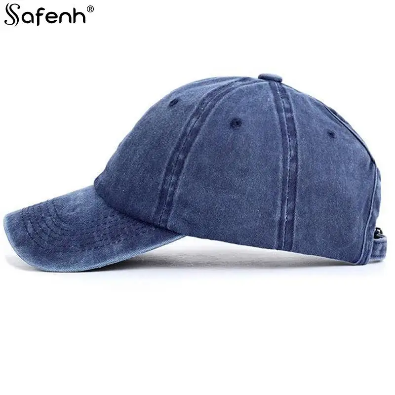 Baseball Caps Vintage Ponytail Baseball Cap Women Adjustable Snapback Hat Distressed Summer Cap Woman Sunhat бейсболка женская