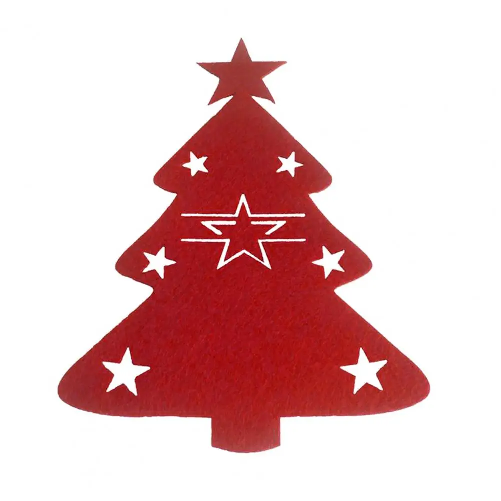 12Pcs Christmas Tableware Holder 2026 Flatware Bag Xmas Tree Cutlery Pockets Dinner Knife Fork Covers for Holiday Home Party Dec view 4