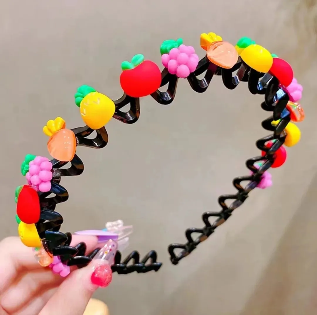 Niedlicher Haarreif für Babymädchen, Rutschfestes Wellen-Stirnband mit Zähnen, Kinder-Haaraccessoires für Pony- und Haarstyling – Detail 6