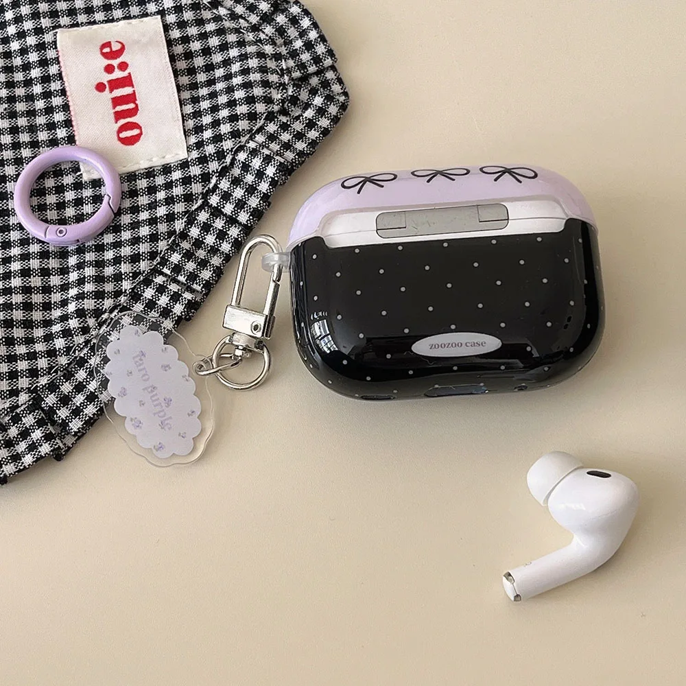 حافظة حماية من السيليكون الناعم لطائرات AirPods ، تدرج أرجواني ، مضاد للصدمات ، شائع ، لمعان ، وقاية من السقوط ، كوريا ، 1 برو ، 2 ، 3 ، 4