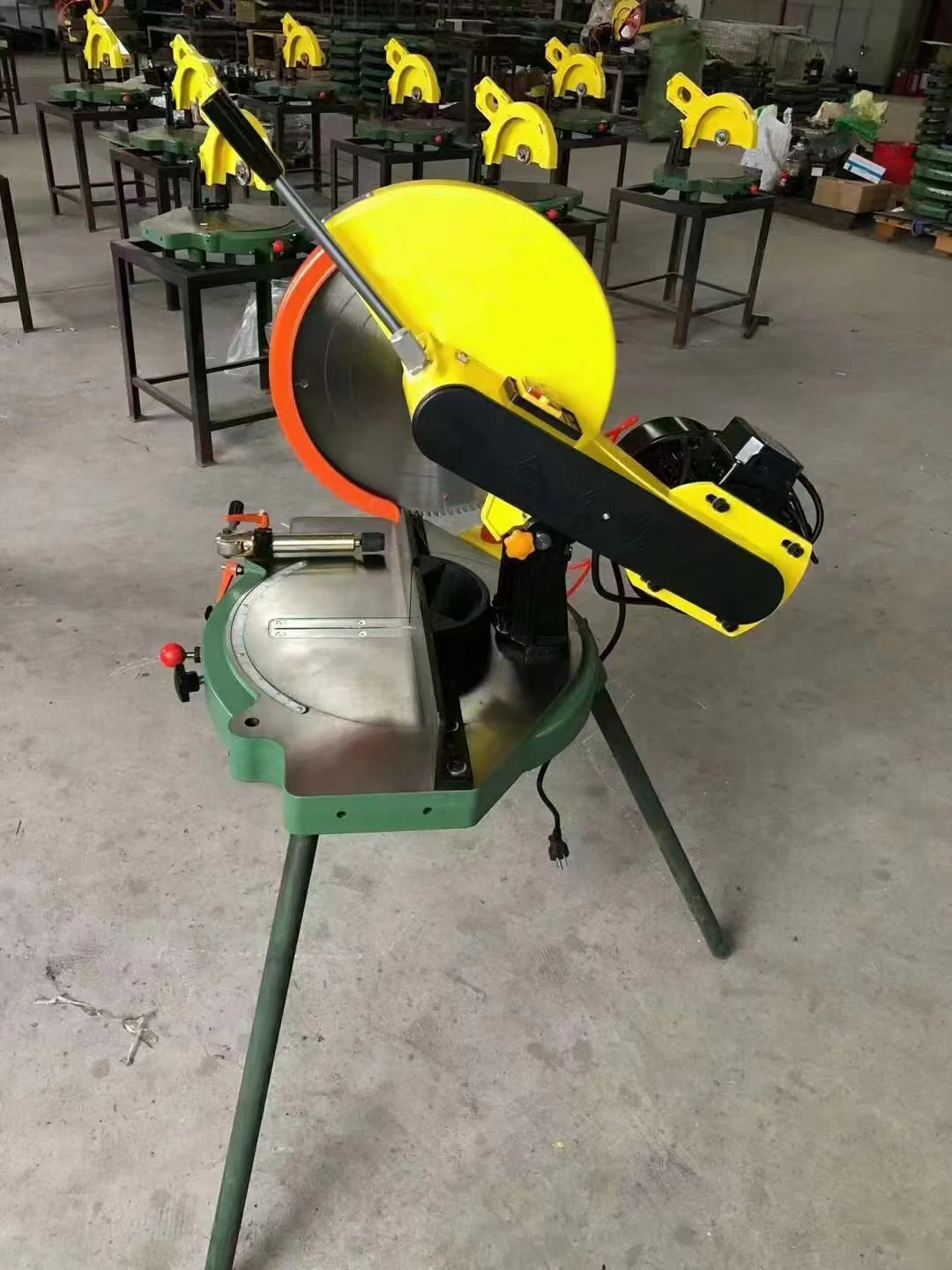 China Manufacture Upvc Aluminum Profile Window Door Manufacture Manual Single Head Manual Cutting Saw