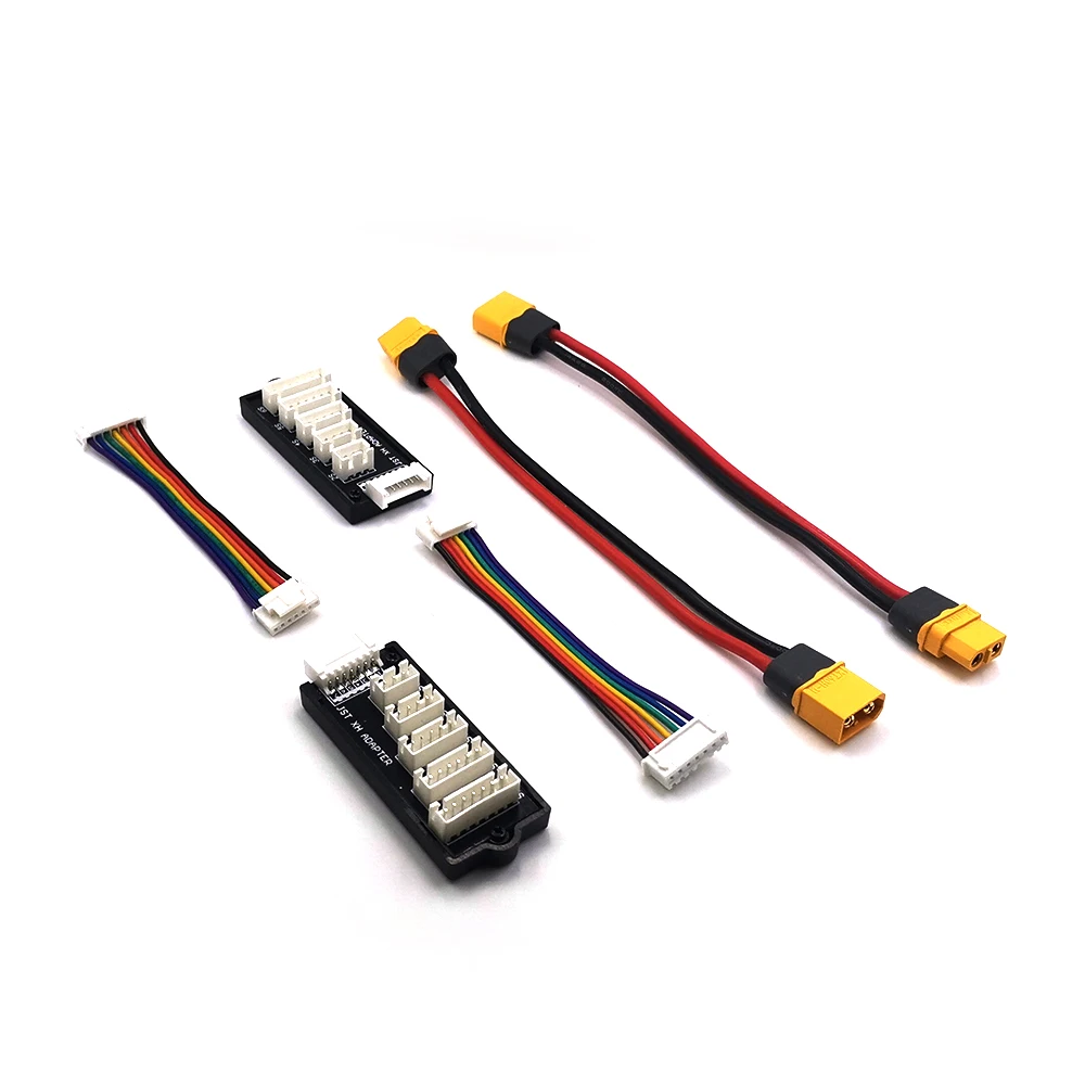 

Two XT60 Charging Cable and Two JST-XH Balance Board for ISDT D2 P10 P20 Hota D6 P6 ToolkitRC M6D Balance Charger