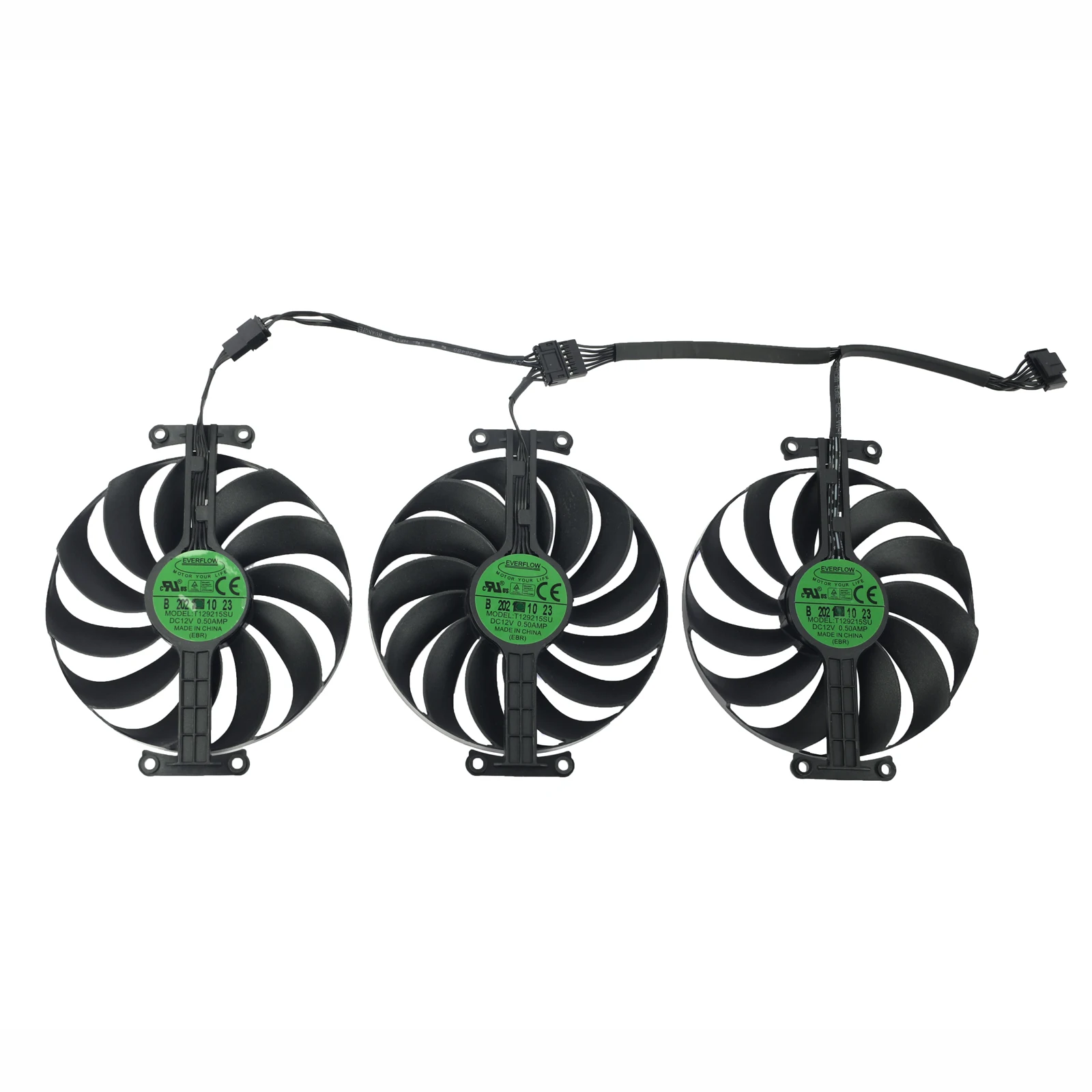 Imagem -03 - Substituição do Ventilador Mais Frio para Asus Rog Strix Geforce Rtx 3070 3080 3090 3060ti 3070ti 3080ti Placa de Vídeo 95 mm T129215su Cf1010u12s