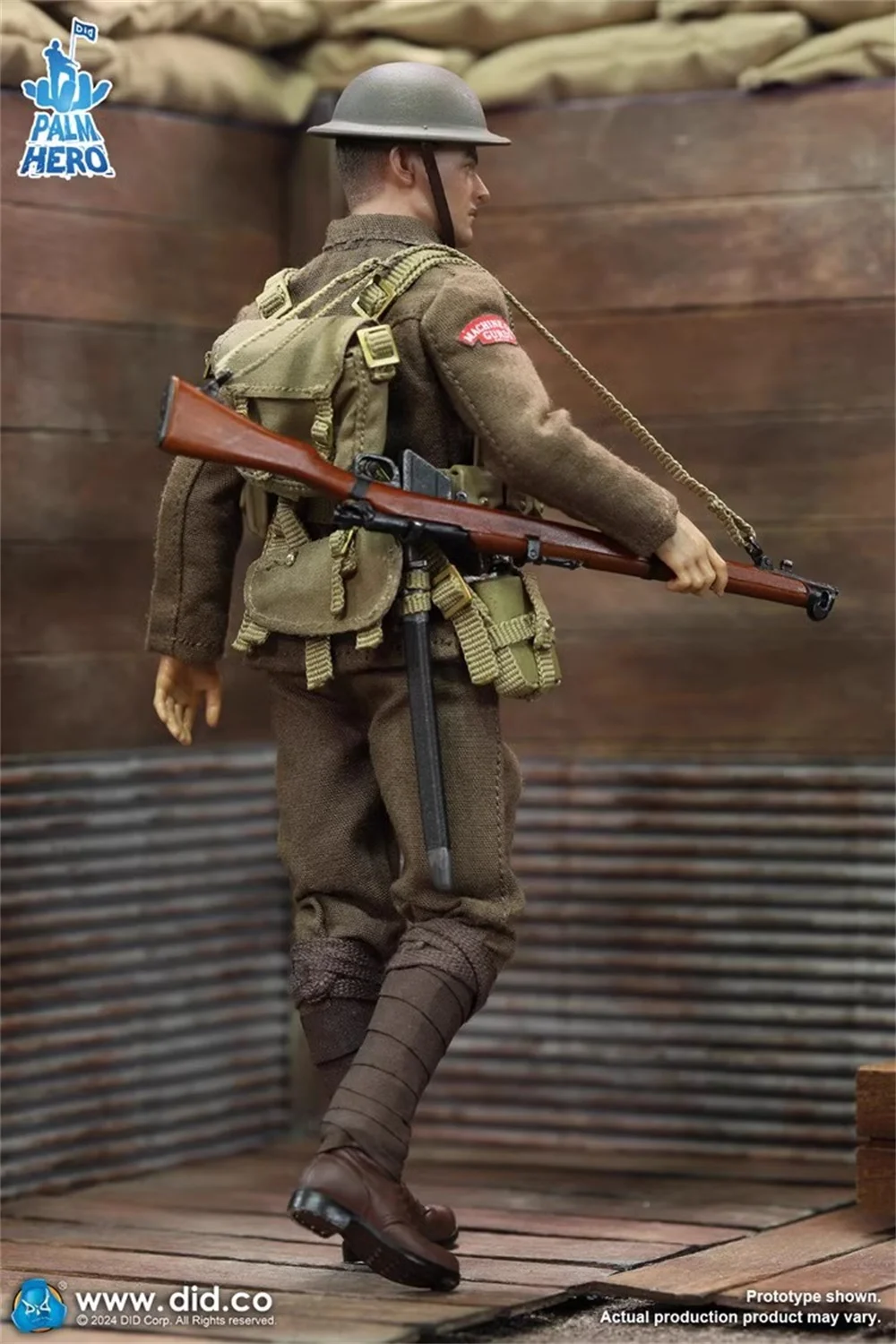 Heiße Verkäufe DID XB80028 Die Britische Soldat Puppe Braun Action Figur Komplettes Set Keine Plattform Geschenk Für Fans Sammeln 1/6