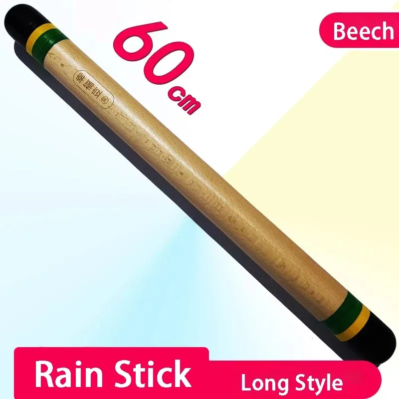 Wooden Rain Stick Meditation Relaxation Instrument Wood Spiritual Sound Therapy Rain Shaker Percussion Adult Orff Instruments