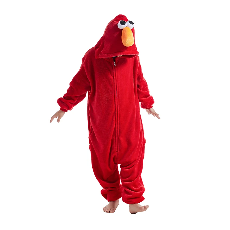 Kids Onesie Cosplay Costume Halloween Pajamas Elmo One-Piece Pijamas Christmas Boy Girl Full Body Clothes Cartoon Anime Homewear