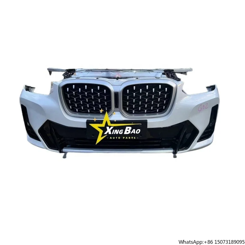

2016-2023 Most Popular Complete Front Bumper With Grille for X4 G02 Car Body Kit Front Nose Body Kit