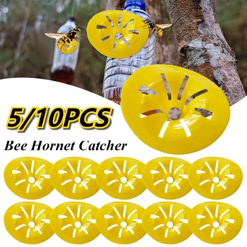5/10PCS Bee and Bumblebee Catcher Beekeeping tools Outdoor Garden Agricultural Supplies  Plastic wasp trap Fruit fly trap