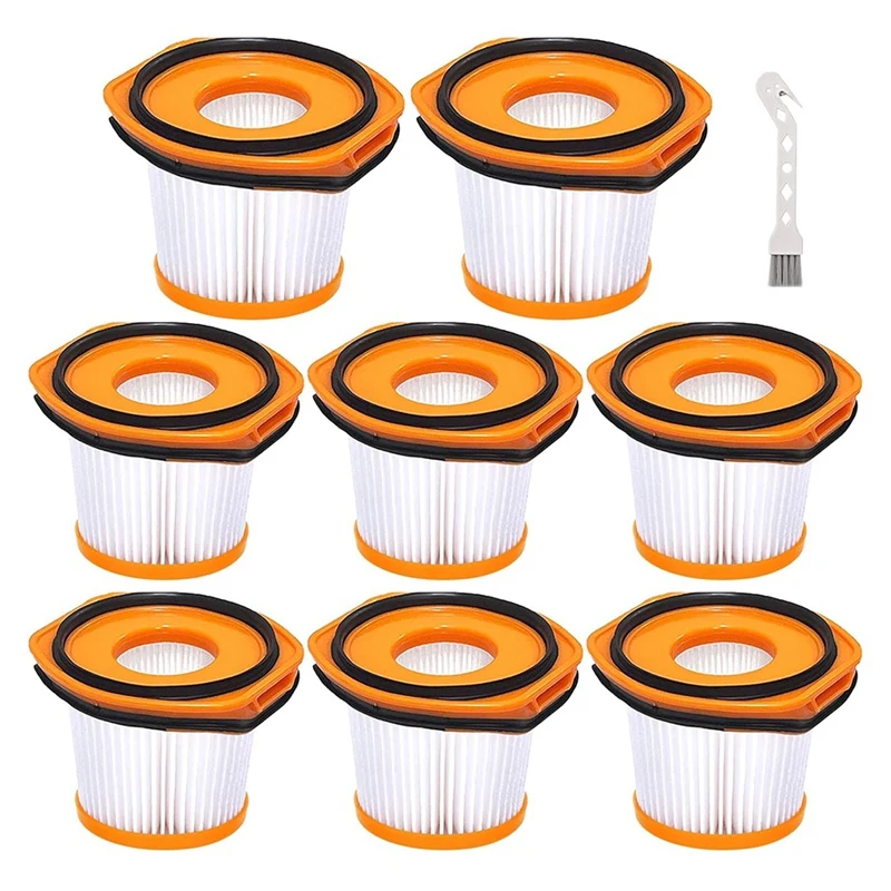 8 Pack Vacuum Filter Replacement For Shark WS620 WS632 WS630 Filter,Combatible For Shark Wandvac System WS633