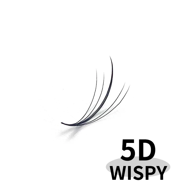 Spitz zulaufende, flauschige 5D 7D 9D C/D Curl Promade Volumen-Wimpernfächer, lose Fächer, Sandwich-Spikes, künstliche Wimpernverlängerung – Detail 6