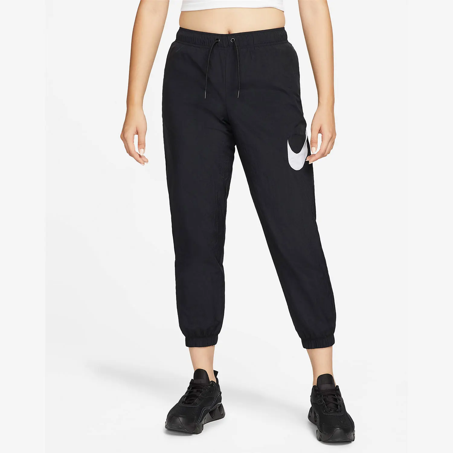 Nike genuine women's comfortable lace up woven and closed sport casual pants DM6184-010