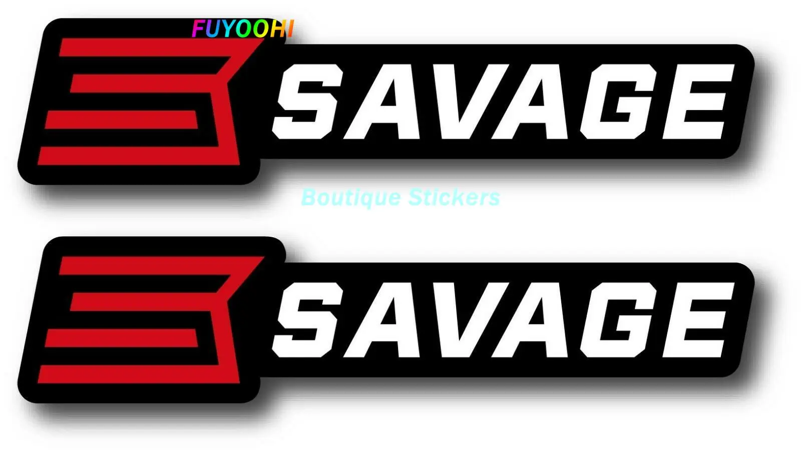 FUYOOHI-pegatinas de Boutique para Exterior/protección, calcomanía de SAVAGE, ventana de EE. UU., arma de fuego, Arma de tiro, caza