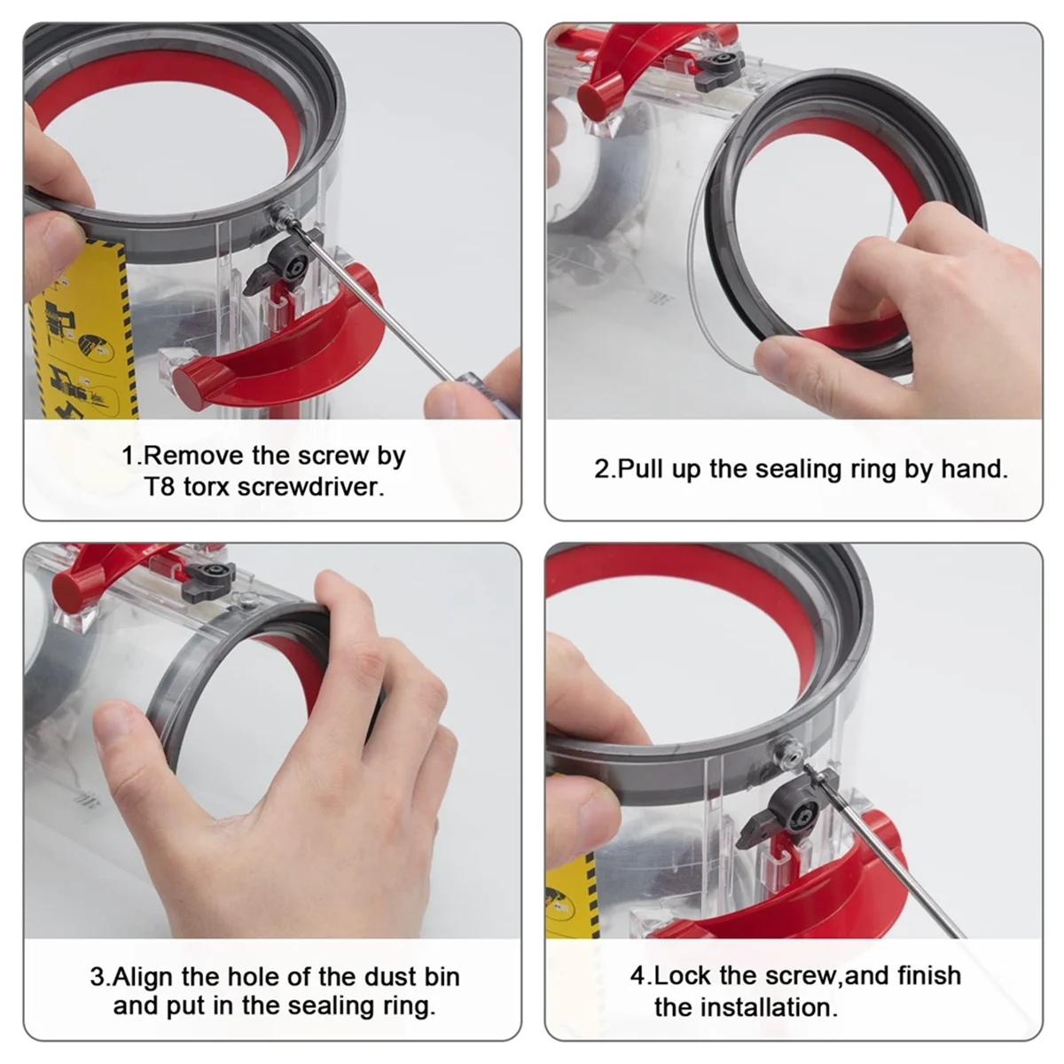 A20M สําหรับ V11 V15 SV14 SV15 SV22 สูญญากาศฝุ่นถังด้านบนคงที่แหวนปิดผนึก + ถังเก็บฝุ่น Trigger SWITCH เปลี่ยนชิ้นส่วน
