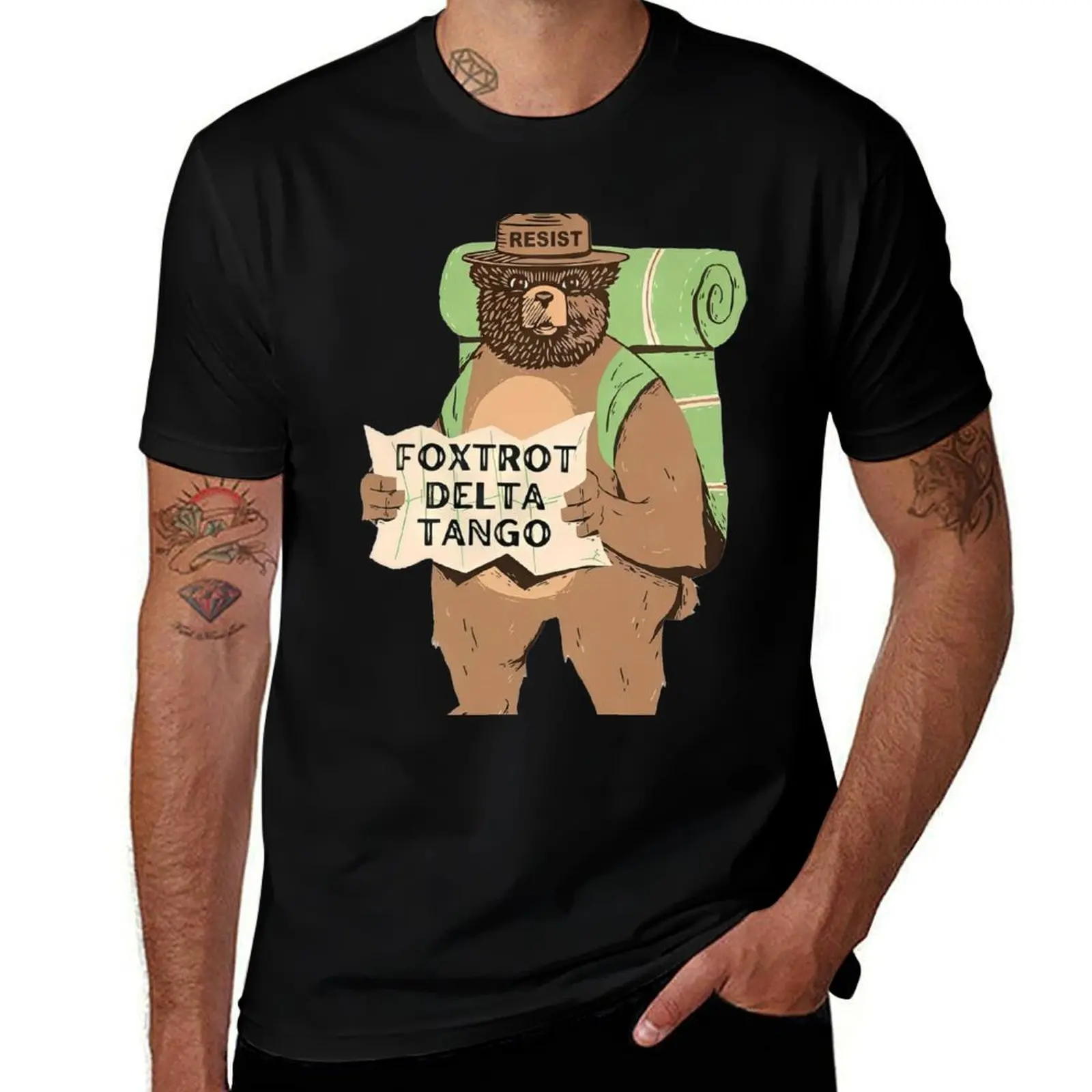 

Foxtrot Delta Tango T-Shirt man t shirt blacks vintage clothes essential t shirt outfits for men