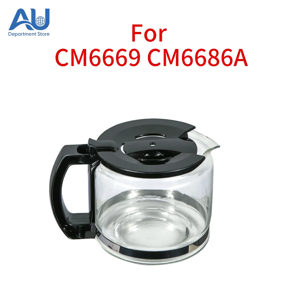 Coffee Maker Accessories Glass Pot CM6669 CM6686A American-style Coffee Machine Accessories Pot Drip Type Coffee Maker Teapot