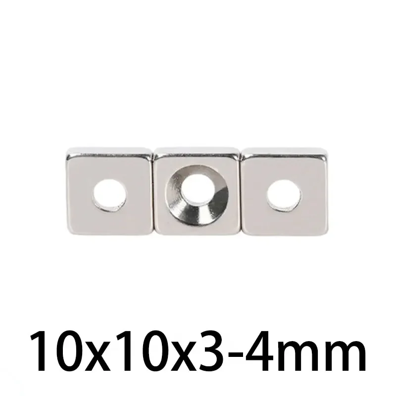 10x10x3-4mm Super Strong Square Magnet 10x10x3-4mm For Home Refrigerators, Offices DIY  10x10x3-4mm