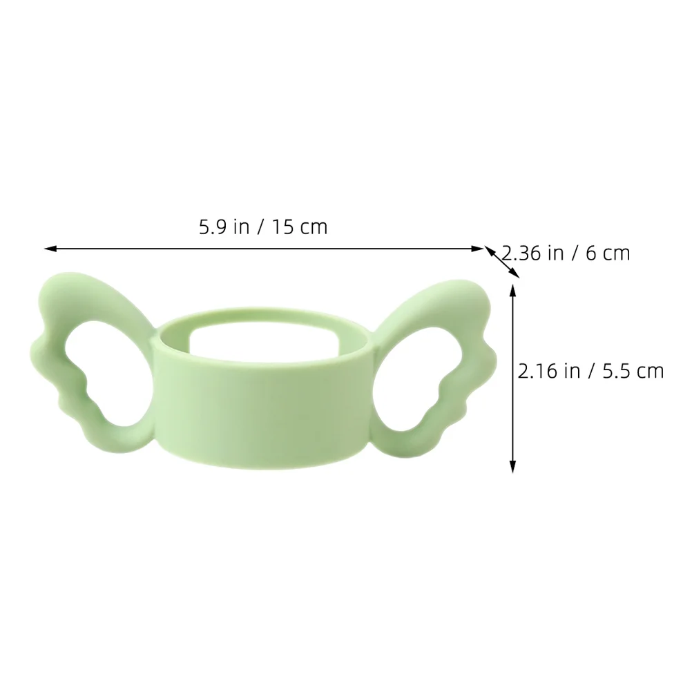 

4Pcs Baby Bottle Handle Silicone Soft Non Slip Grip Double Handles Ergonomic Toddler Bottle Handles Easy Clean Replace Baby