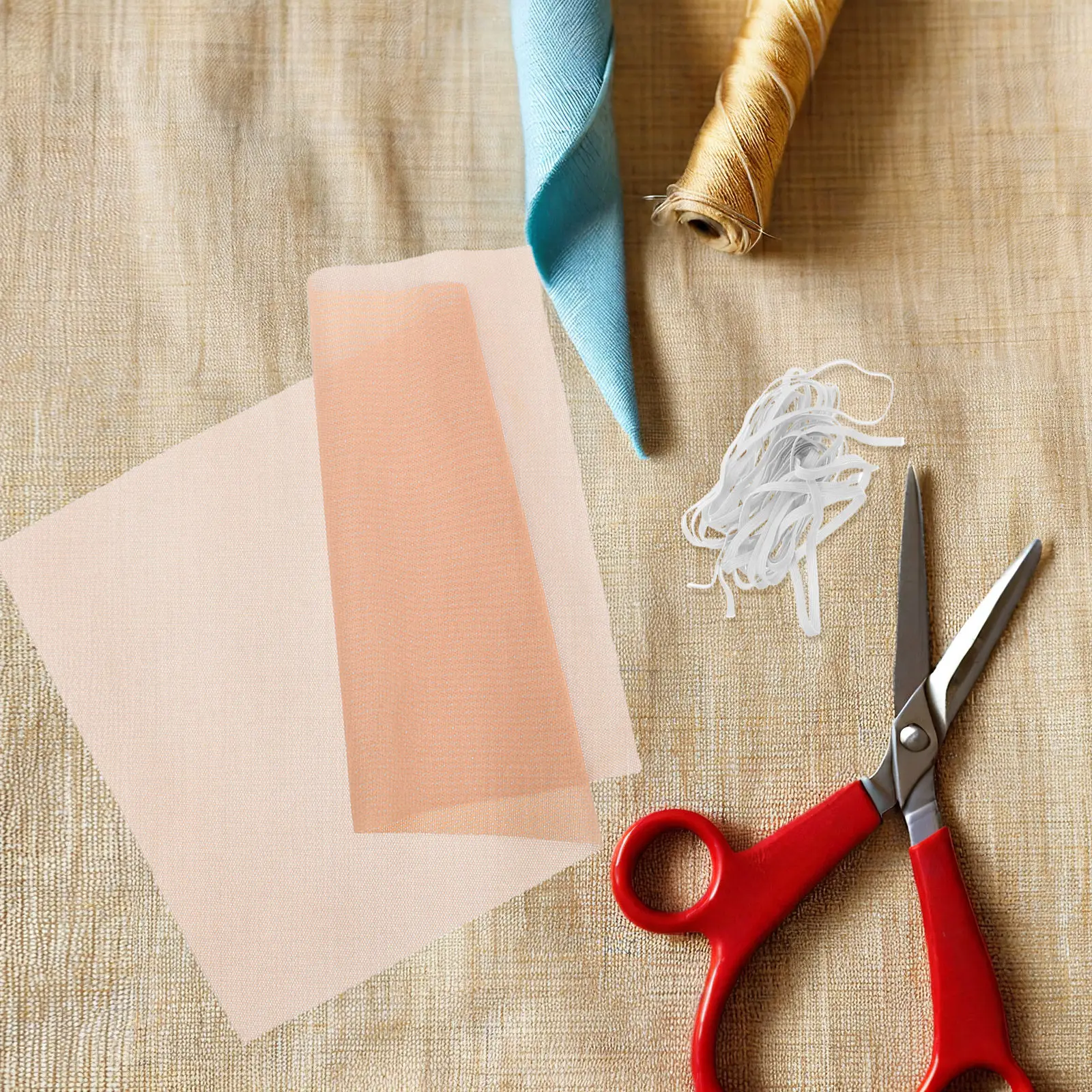 5Pcs Bjd DIY Hair Net Base Protective Inner Cap Stretchy Liner for Precise Hair Styling Costume Base