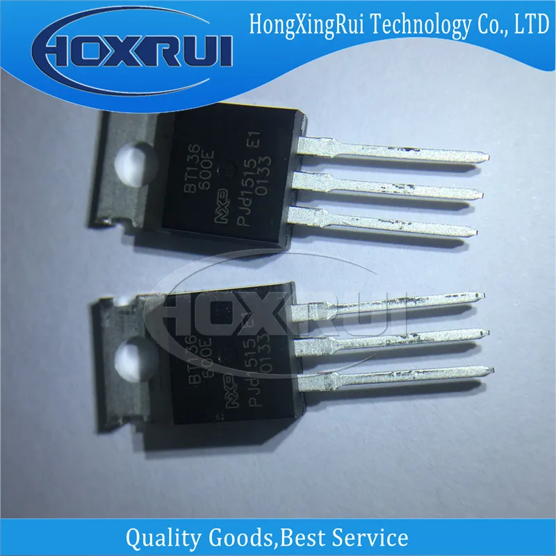 

5 PCS/LOT,BT136-600E,TO-220,Tri-directional thyristor sensitive grid