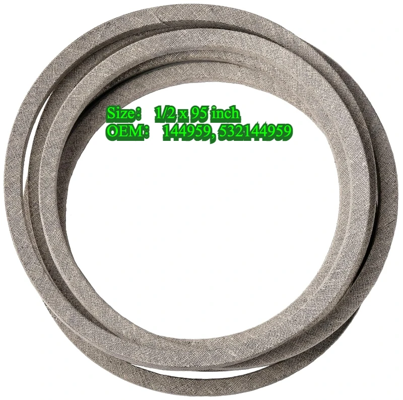 

1/2x95 дюймов 144959 палубный ремень для 532144959 LT1000 LT2000 LT3000 палубный ремень 160855 130801 138255 AYP Poulan приводной ремень трактора