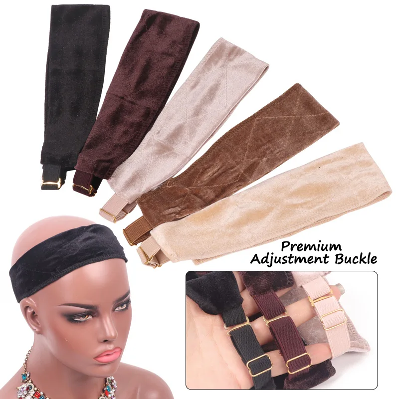 Silikon-Perückenband, elastischer Perückengriff, braun, transparent, schwarz, Stirnband zur Fixierung von Perücken, beiges Haarband ohne Gel oder Kleber, rutschfest – Detail 25