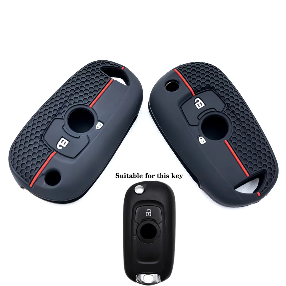 2 Bottons Racing Style Car Key Case Fob Cover for Opel Astra K Vauxhall for Buick Verano GT Excelle 2015 2016 2017 2018 2019