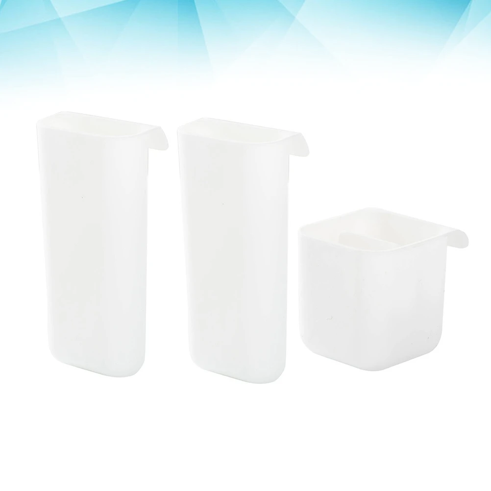 

3 Pcs Pen Holder Table Pencil Desk Stationary Desktop Penholder Container Cartoon