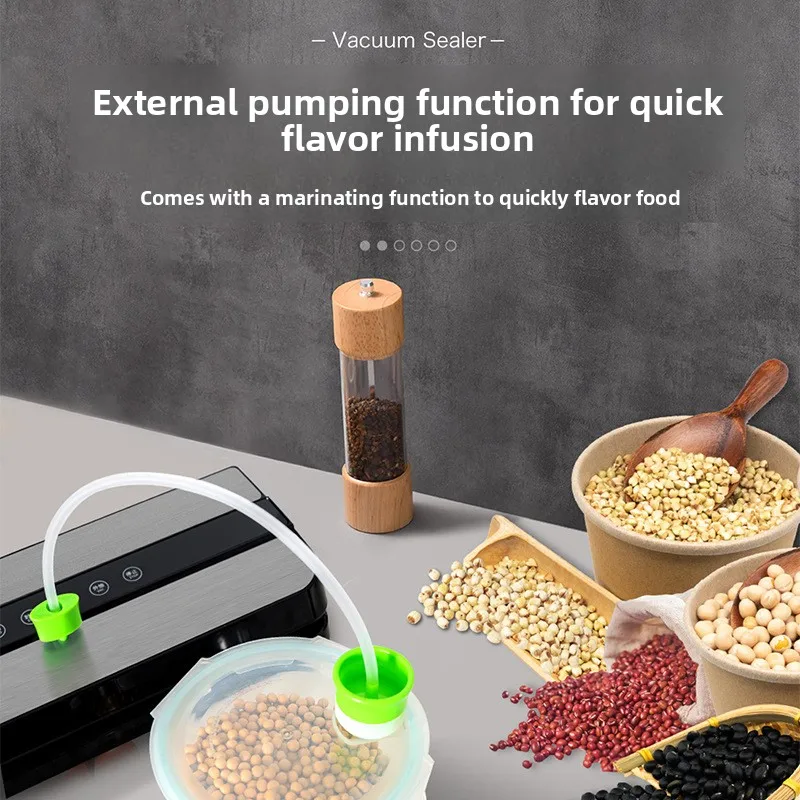 

Vacuum sealing machine Household food preservation dry and wet dual-purpose plastic sealing machine