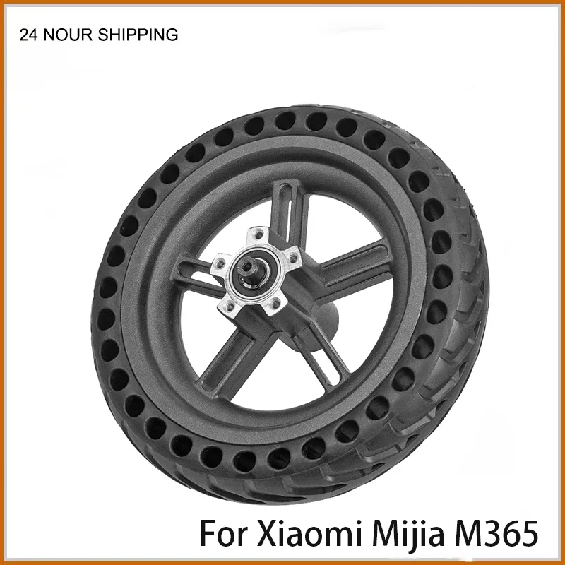 8.5 Inch ExplosionProof Wear Resistant Soild Tire Wheels 8 1/2x2 Rear Wheel Hub For Xiaomi Mijia M365 Electric Scooter