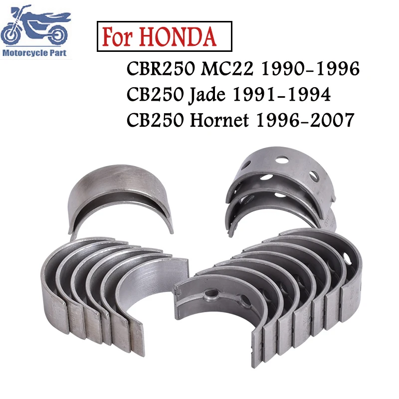 

27,5 мм 28 мм 18 шт. комплект подшипников шатуна и коленчатого вала STD + 0,25 + 0,5 для Honda CBR 250 MC22 CB 250 CB250 Hornet 1996