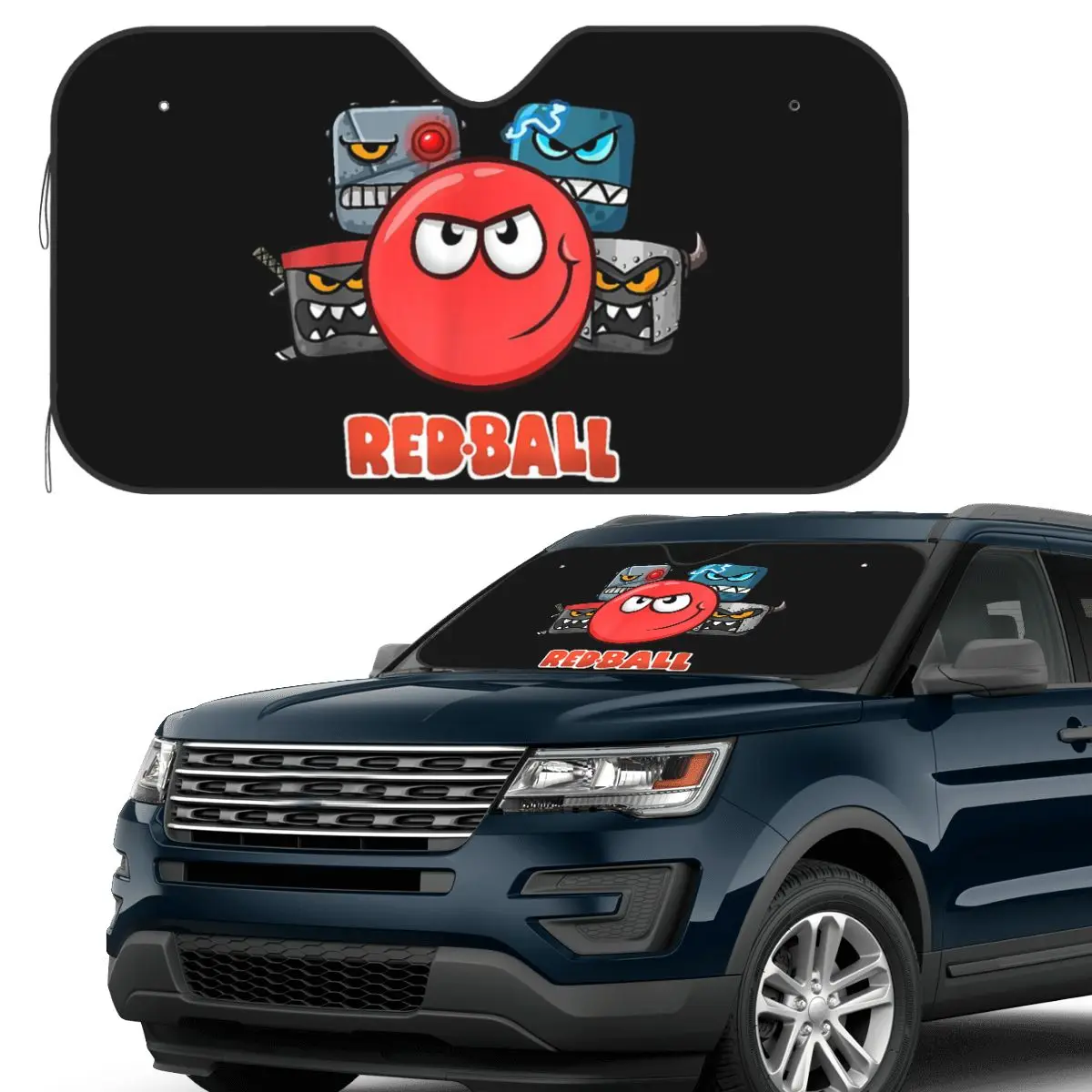 

Red Ball 4 - The Crew Sunshade Windscreen Car Front Windshield Window Sun Visor Accessories Covers