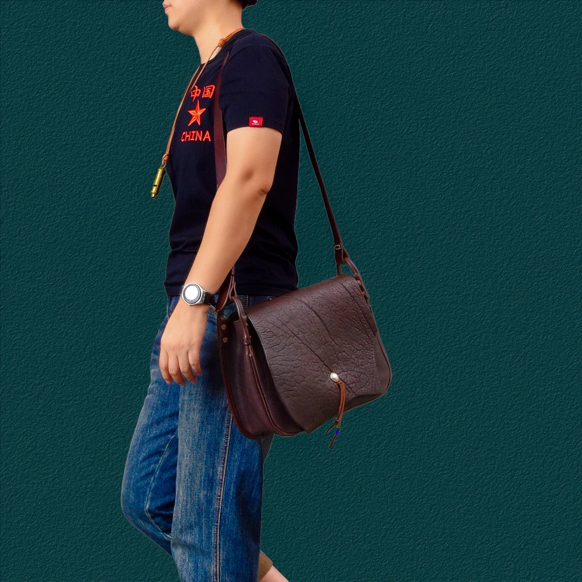vintage designer handmade first layer cowhide messenger bag outdoor travel casual luxury brand genuine leather shoulder bag