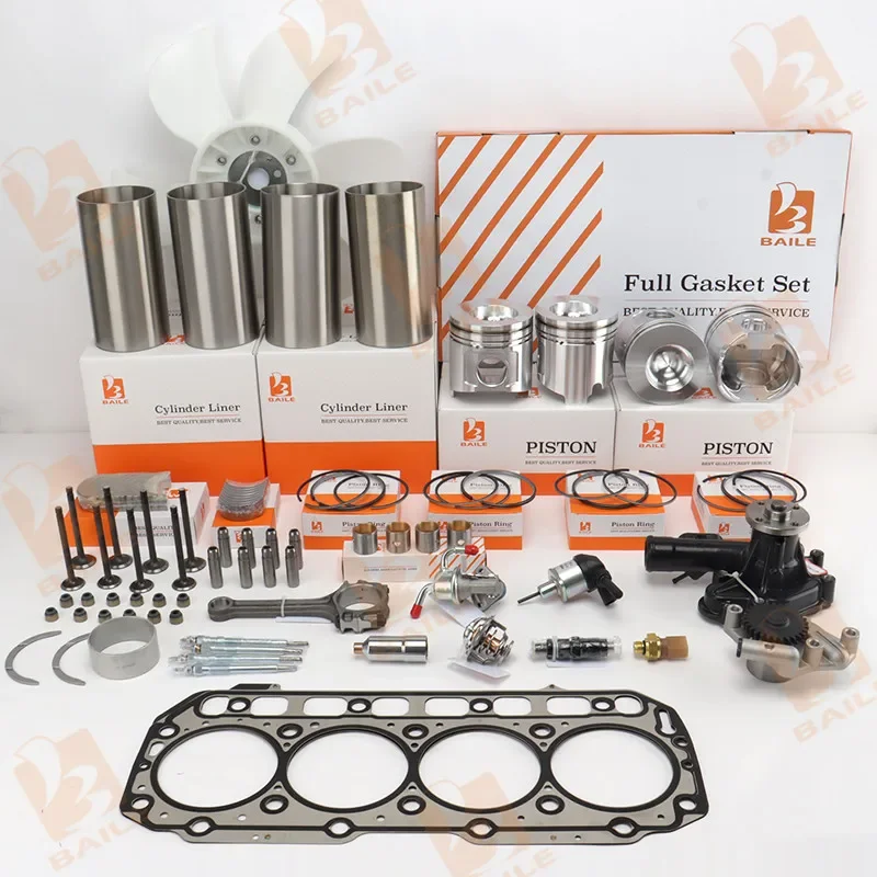 4TNV106 4TNV106T-RZAQ Revisie Rebuild Kit Voor For Yanmar Motor EF890 Tractor Zuiger Ring Lager Pakking