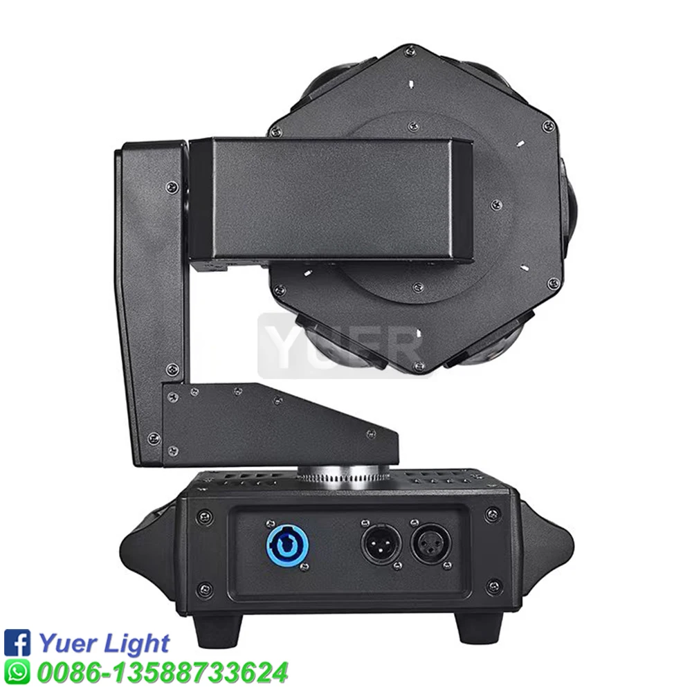 Imagem -05 - Yuer-rgbw Led Moving Head Light Voo Único Magnético dj Disco Palco Prom Bar Festa Dance Floor Clube Dmx512 14 16ch 6x 40w