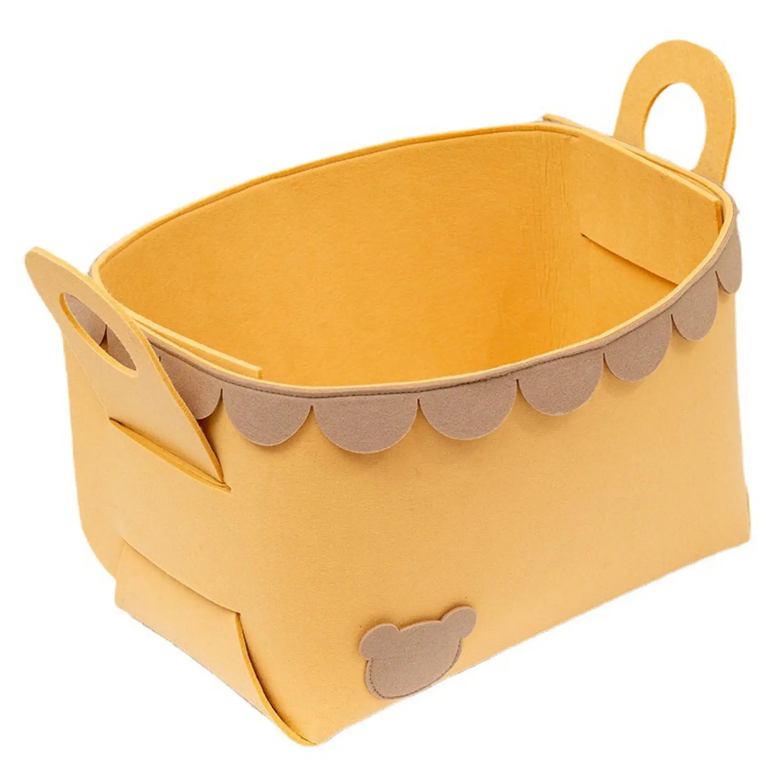 Foldable Clothing Storage Box Stackable Blanket Toys Collapsible Storage Bin for Classroom Living Room Shelves Bedroom Washroom