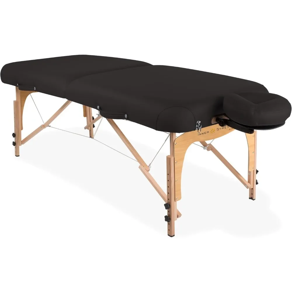 

Portable Massage Table Package E2 - Full Reiki Massage Table Incl. Deluxe Adjustable Face Cradle, Pillow & Carry Case