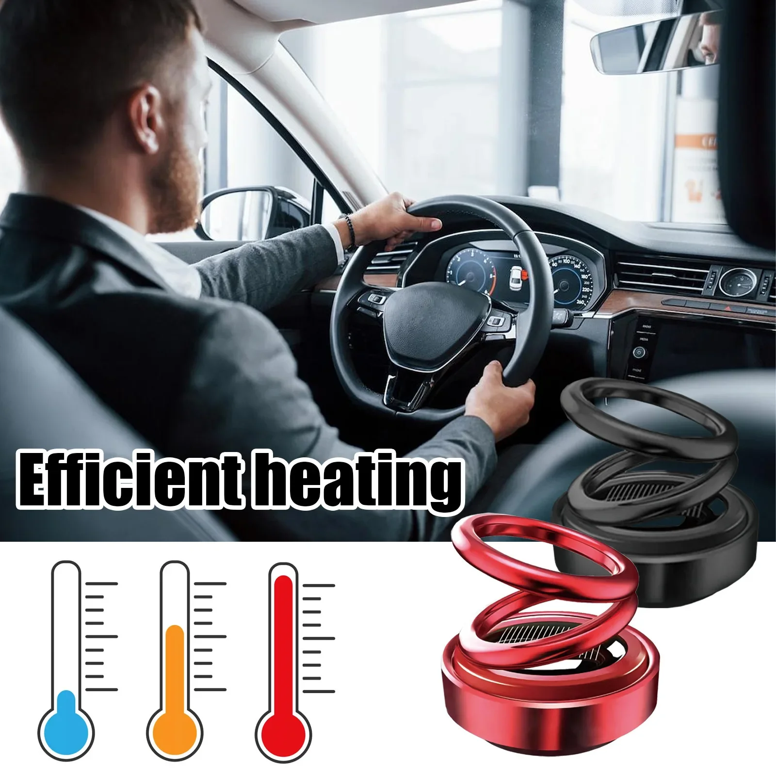 Portable micro vibration radiator helps with car heat dissipation, in car solar energy, and interior products for automobiles