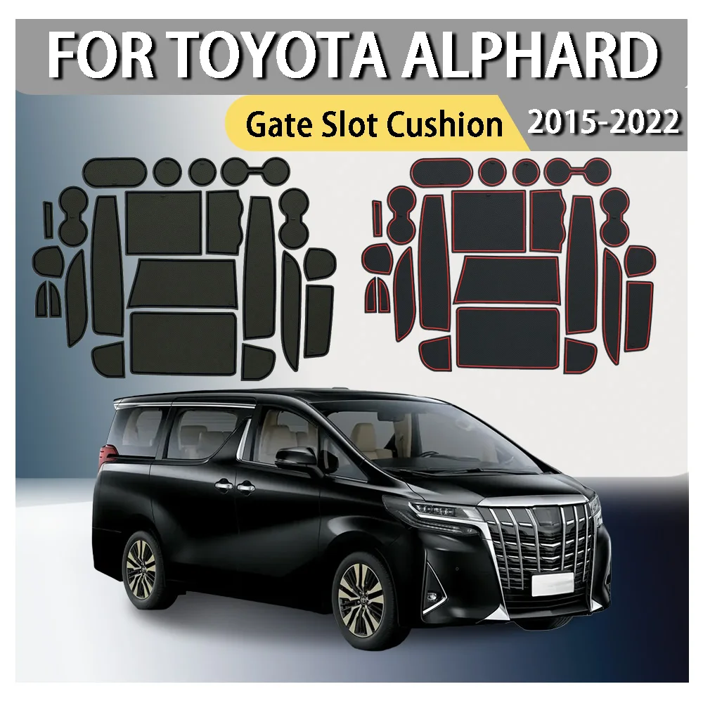 

Car Decoration Cars Accessories Gate Slot Cushion For Toyota Alphard 2015 2016 2017 2018 2019 2020 2021 2022 Car Upgrade