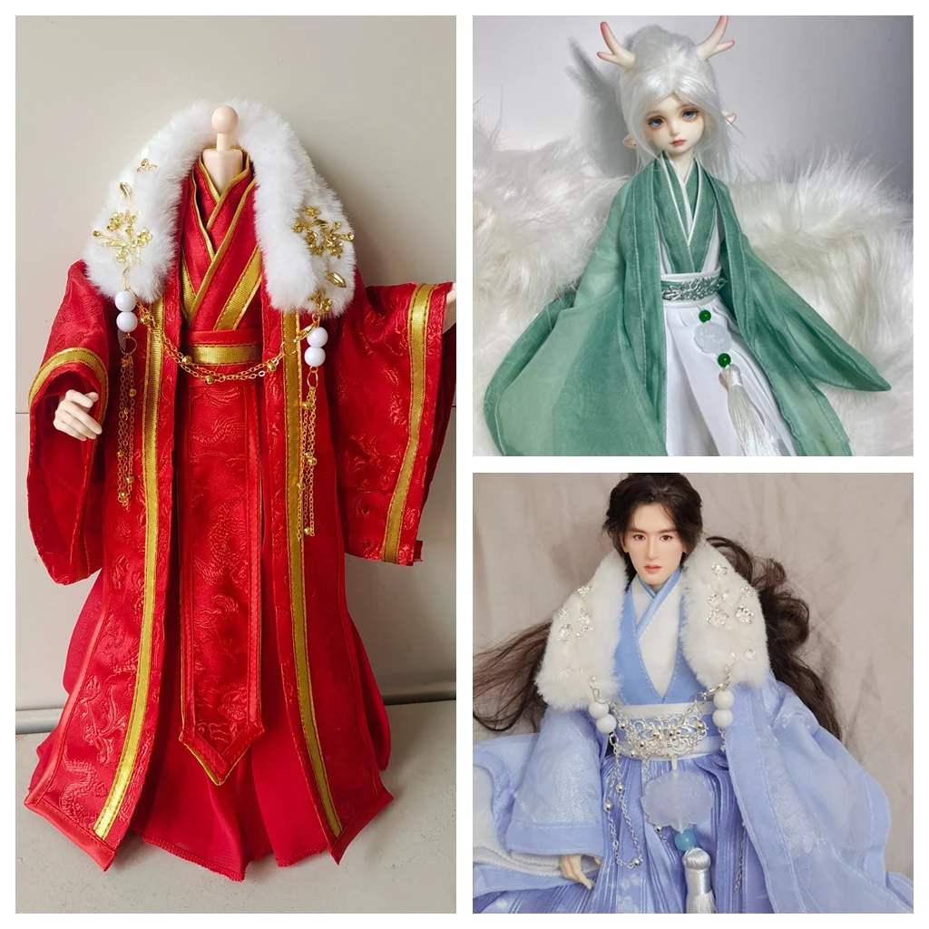 

1/6 Scale BJD OB27 Figure 30cm Barbi Clothes Ancient Costume Chinese Hanfu Samurai Outfits For BJD/SD YOSD Figures Doll C1890