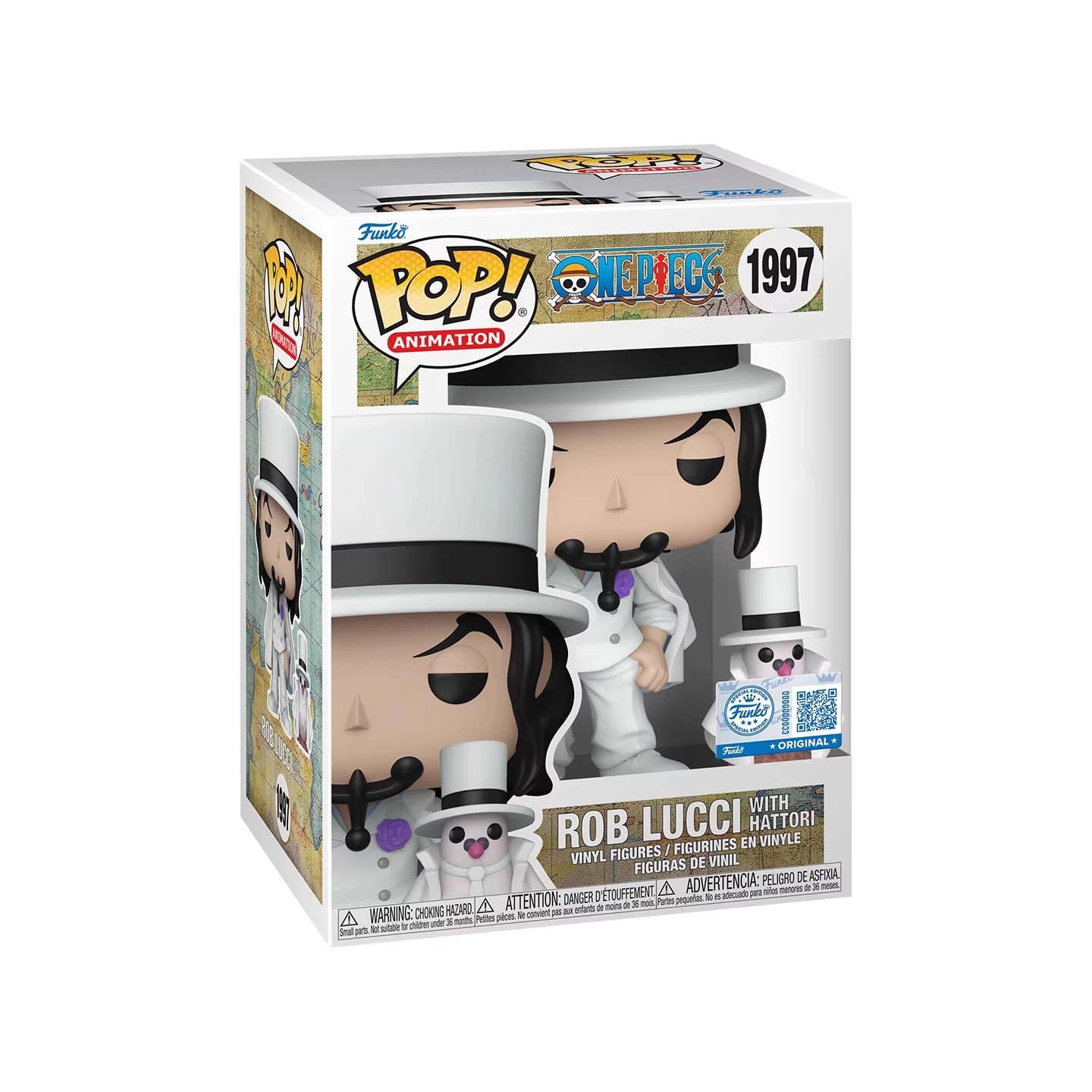 FUNKO POP《One Piece: Rob Lucci and Pigeon Hattori Blind Box》Anime Action Desktop Decoration Ornament ModelToys Collectible Model