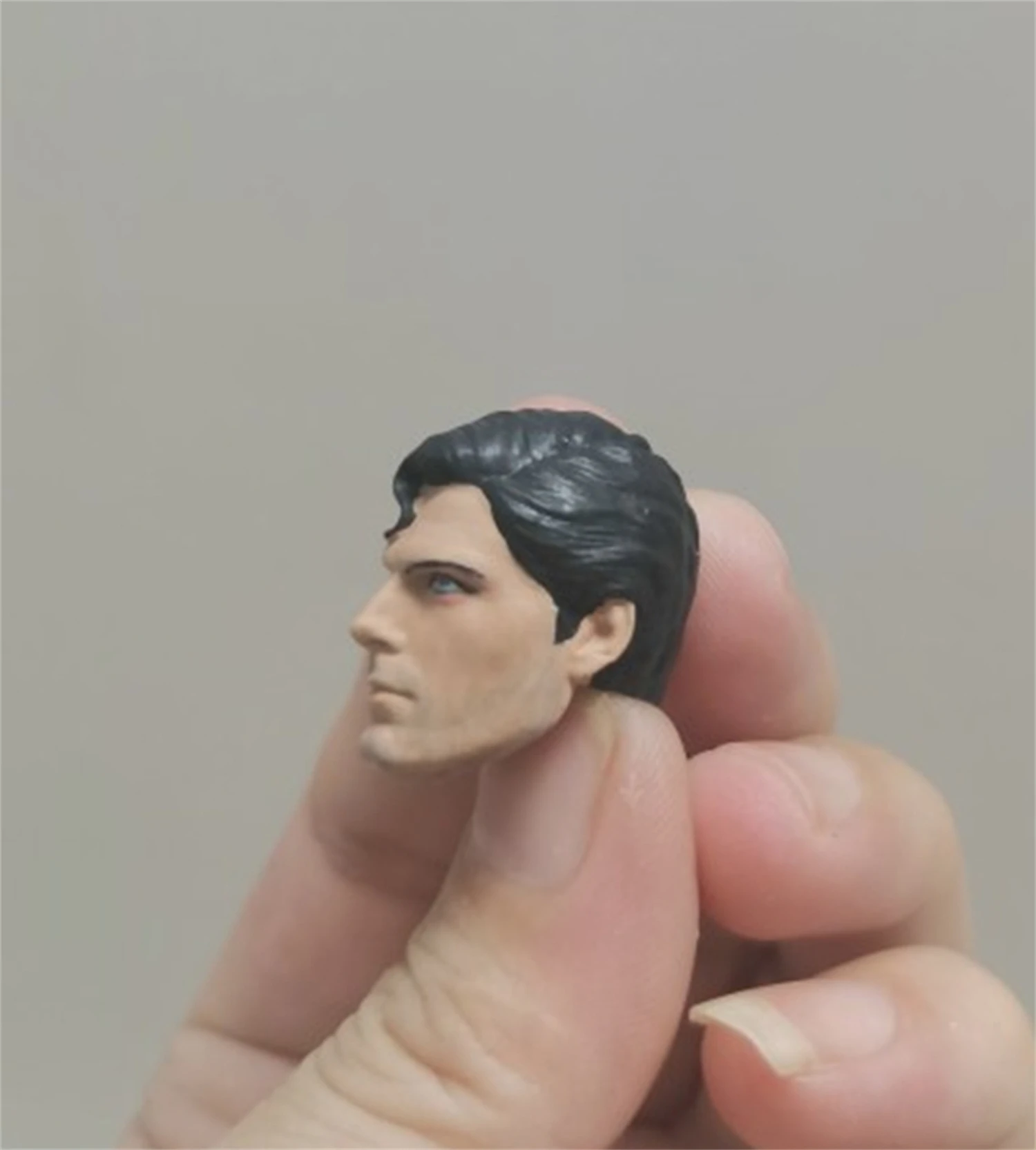 1:12 Scale Cartoon Christopher Reeve Head Sculpt Carved Model Toys Fit For 6" Mezco Action Figure