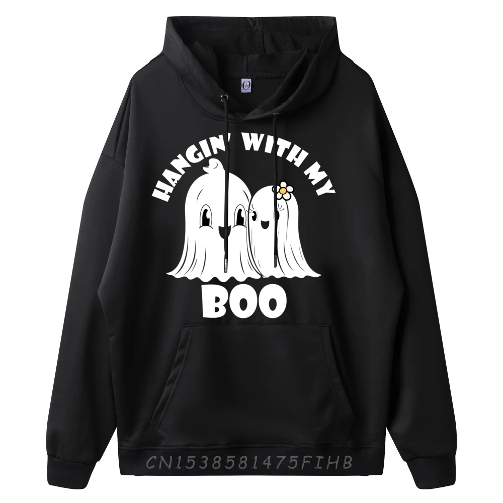 Hangin With my Boo Couples Halloween Adult Costume His Her Mens Clothing 2024 New In Tops & Tees