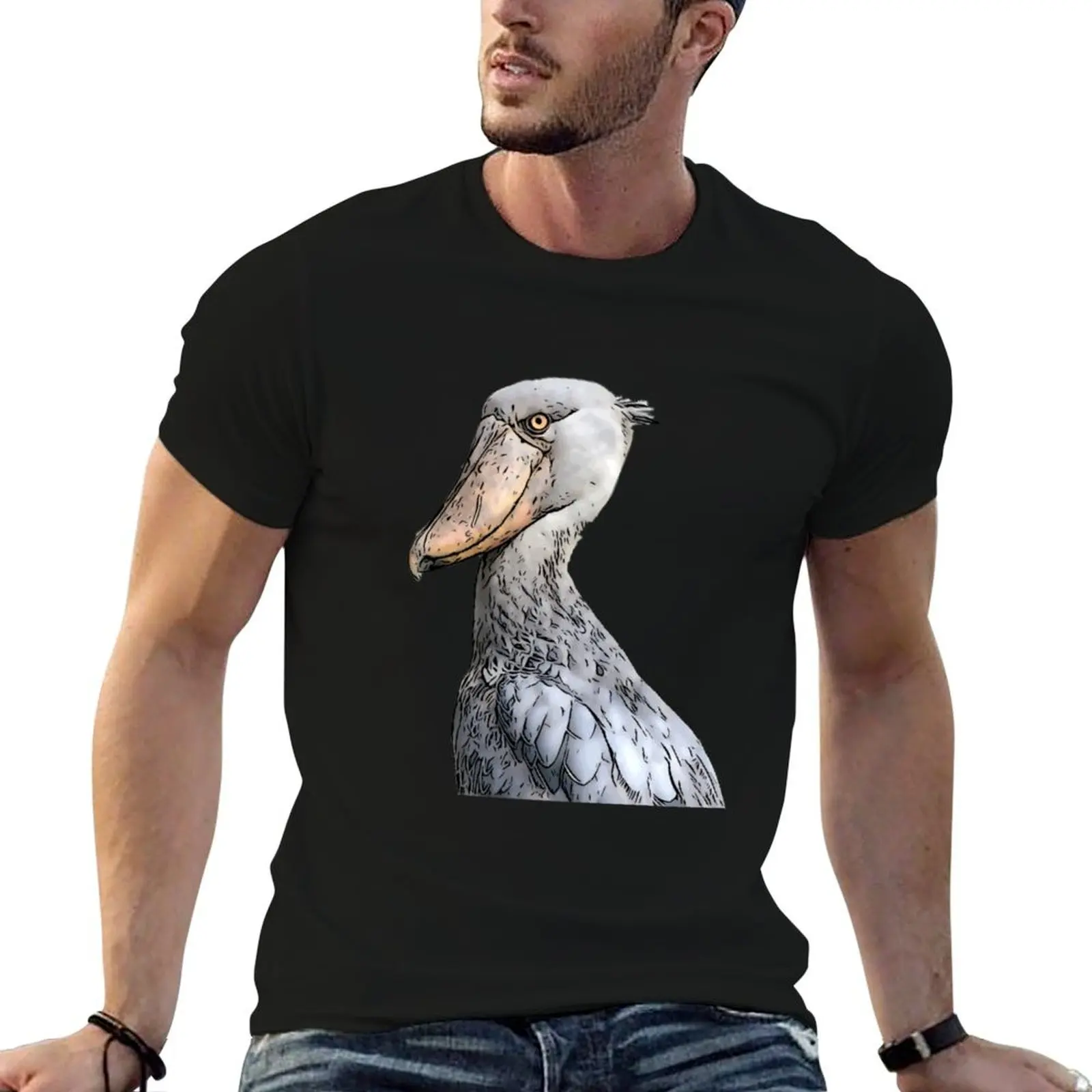

Shoebill Stork T-Shirt t shirt for man 100 percent cotton t shirts for man cotton funny cotton t shirts man 100% T-shirt